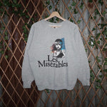 Large - Vintage Y2K les miserables theater movie sweatshirt