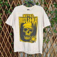 Vintage Y2K metal mulisha faded distressed skull 00s t-shirt