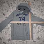 Medium - Vintage Y2K Abercrombie & Fitch raw hem 00s hoodie