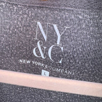 Vintage Y2K NY&C Velour FEMME 2000s prep light zip up hoodie