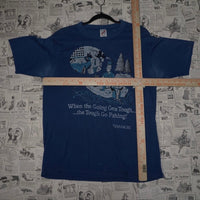 Large-Vintage Y2K fishing thin usa made 90s Missouri t-shirt