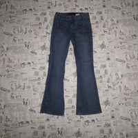 1 - Vintage Y2K mudd brand 00s denim jeans flare femme pants