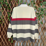 Vintage Y2K vans old logo embroider 90s rugby skate t-shirt