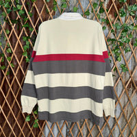 Vintage Y2K vans old logo embroider 90s rugby skate t-shirt