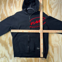 Vintage Y2K FMF 2000s embroidered heavyweight zip up hoodie