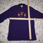 Large -Vintage Y2K Disney Tigger embroider fleece sweatshirt