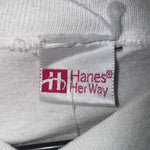 Vintage y2k femme painted flowers 1990s art t-shirt