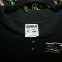 Medium - Vintage Y2K backcountry Horsemen CA embroider polo