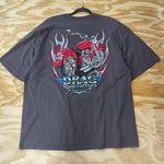 Vintage y2k drag racing 2004 motorcycle biker 00s t-shirt