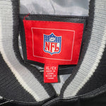 Vintage Y2K Oakland Raiders leather 2000s embroidered jacket