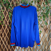 Vintage Y2K Nike embroidered logo 1990s LS warm up jersey