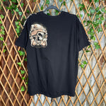 Vintage Y2K 7.62 grunge skull army military aop 00s t-shirt