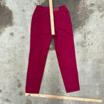 Vintage y2k levis strauss denim over dyed red 90s jeans