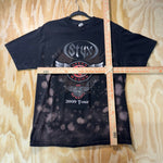 Vintage Y2K styx 2009 tour bleach tie dye band 2000s t-shirt