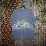 XL - Vintage Y2K sea life aquatic 2000s wraparound t-shirt