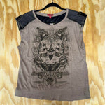 Vintage y2k bongo tank top femme / womens grunge t-shirt