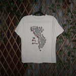 Small - Vintage Y2K Mi Patria es America activist 80s tshirt