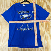 Vintage y2k stick figure funny t-shirt