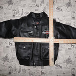 5 -Vintage Y2K Harley Davidson 90s motorcycle leather jacket