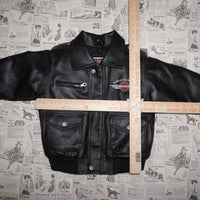 5 -Vintage Y2K Harley Davidson 90s motorcycle leather jacket