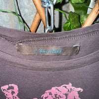 Vintage Y2K chocolate 2000s grunge royal thin femme t-shirt