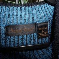 Large - Vintage Y2K Michael Gerald knit 90s striped sweater