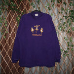 Large -Vintage Y2K Disney Tigger embroider fleece sweatshirt