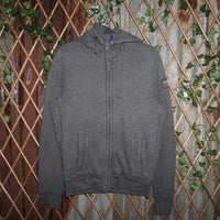 Large-Vintage Y2K Abercrombie and Fitch zip heavy sweatshirt