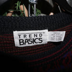 Medium - Vintage Y2K trend basics 90s aztec knitted sweater