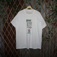 XXL - Vintage Y2K golf cartoon funny humor 1990s t-shirt
