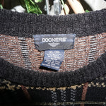 XL-Vintage Y2K dockers 1990s essential knitted cable sweater