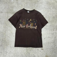 Vintage y2k new orleans brown t-shirt