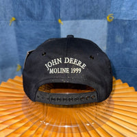 OSFA - Vintage 90s power lightning embroider john deere hat