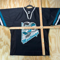 Vintage Y2K NHL sportswear canada 90s Mustangs hockey jersey