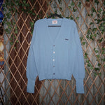 Large - Vintage Y2K campus Le Tigre patch 90s knit cardigan