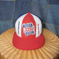 OSFA - Vintage Super Bowl XXIV Broncos VS SF 49ers NFL hat