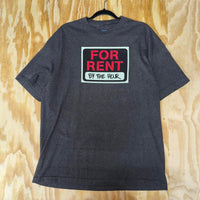 Vintage y2k for rent by the hour parody humor skate t-shirt