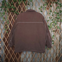 Large - Vintage Y2K Workwear brown faded 1990s heavy jacket