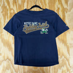 Vintage y2k notre dame univeristy fighting irish adidas tee