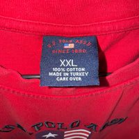 Vintage Y2K U.S. Polo assn. crest embroidered 2000s t-shirt
