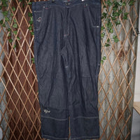 46 - Vintage Y2K Willie Esco dungarees 1990s embroider pants