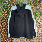 Vintage Y2K Oakland Raiders embroidered fleece zip up hoodie