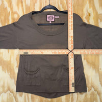 Vintage y2k juicy couture lightweight distressed fem sweater