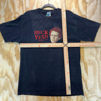 Vintage y2k heck yes napoleon dynamite comedy movie t-shirt