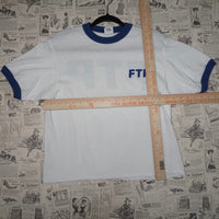 Medium - Vintage Y2K FTP F**K the population ringer t-shirt