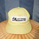 OSFA - Vintage j.M. lift trucks Inc. embroidered trucker hat