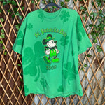 Vintage Y2K St. Patrick’s Day 2009 AOP mickey mouse t-shirt