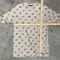 Vintage / Y2k southpole baggy aop sneaker tee 00s hip hop t-shirt