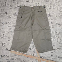 34 - Vintage Y2K platini khaki Capri cargo carpenter pants