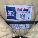 Vintage Y2K New Orleans Saints 90s starter zip puffer jacket